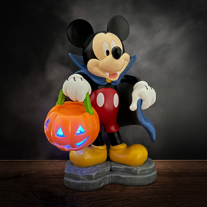 Mickey Blue Vampire Light-Up Statue