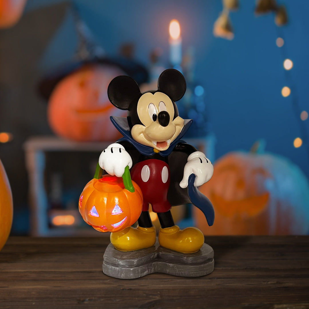 Mickey Blue Vampire Light-Up Statue