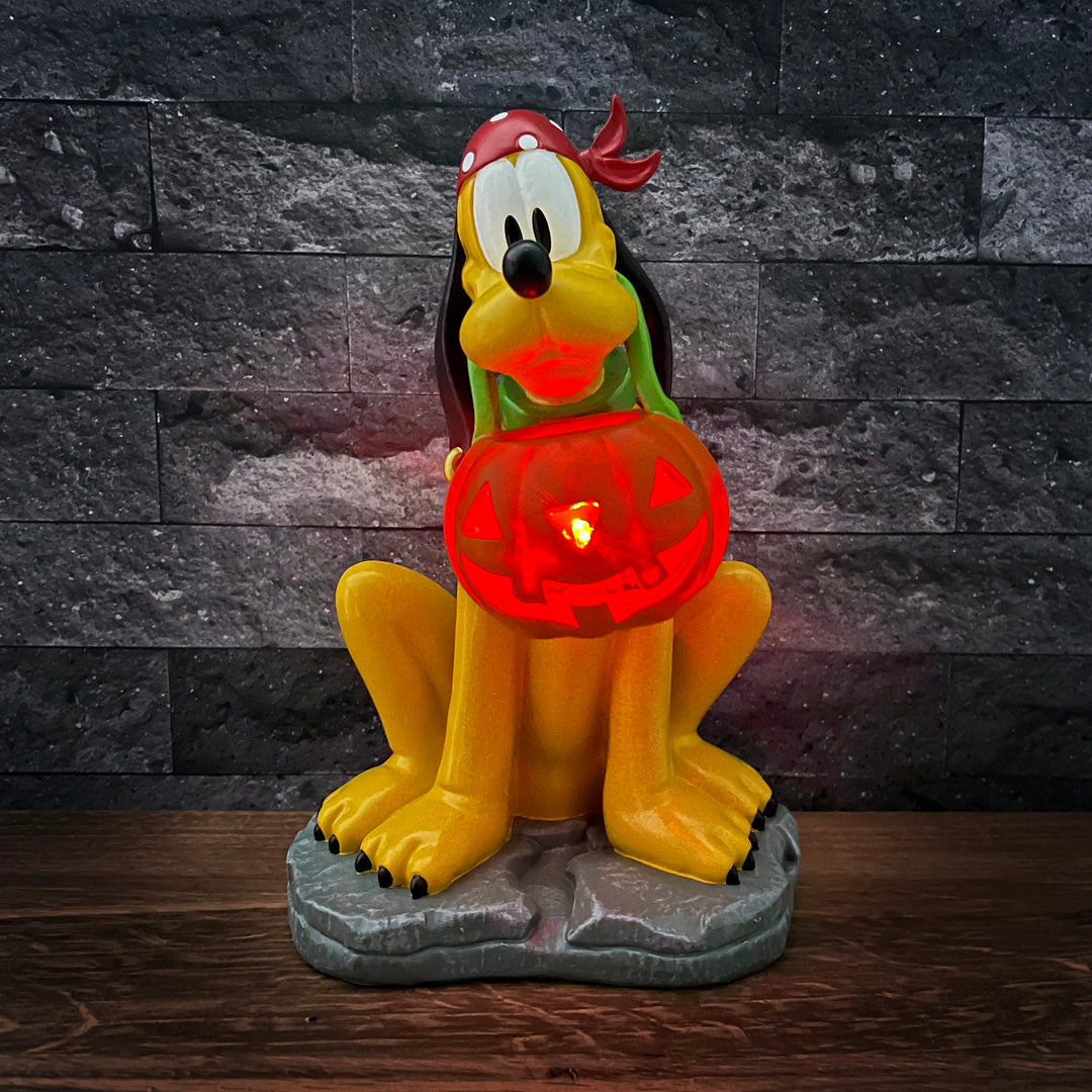 Pluto Pirate Halloween Light-Up Statue