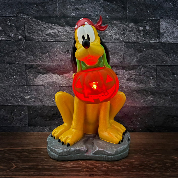 Pluto Pirate Halloween Light-Up Statue