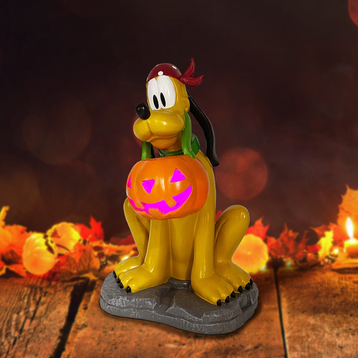 Pluto Pirate Halloween Light-Up Statue