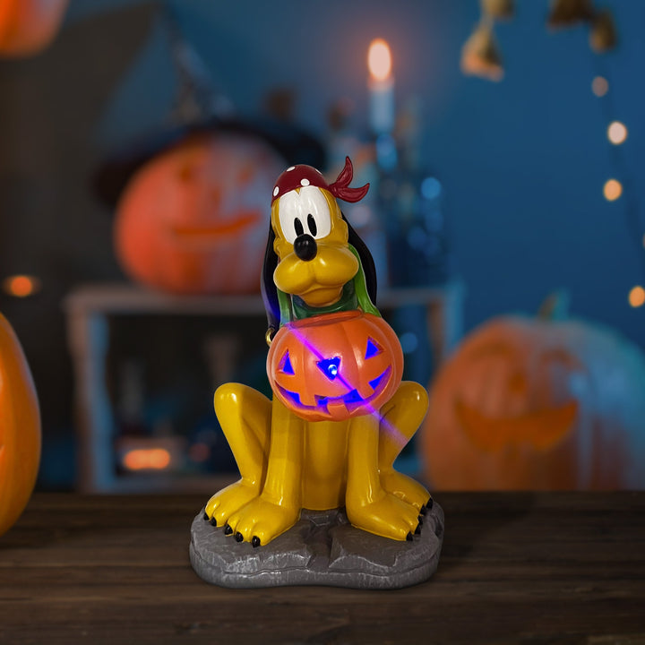 Pluto Pirate Halloween Light-Up Statue
