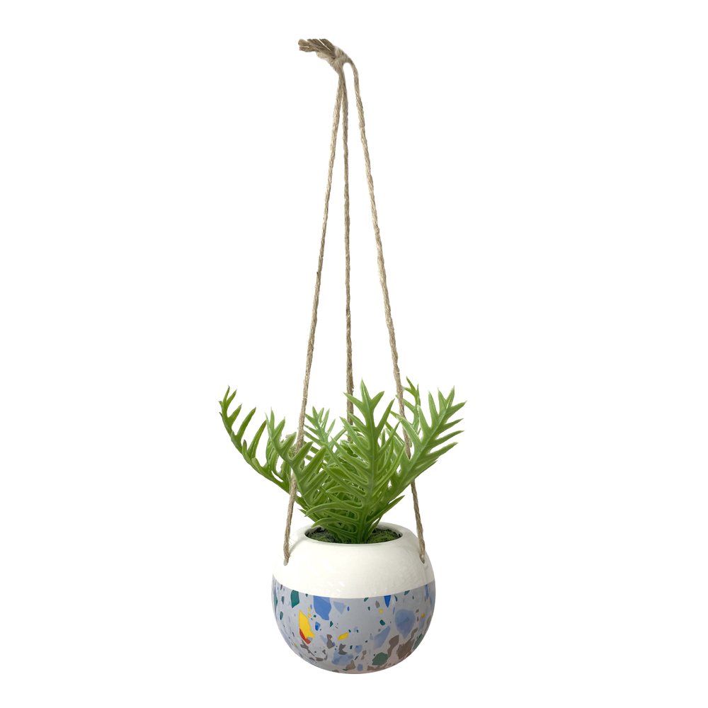 Terrazzo Hanging Palm Leaf