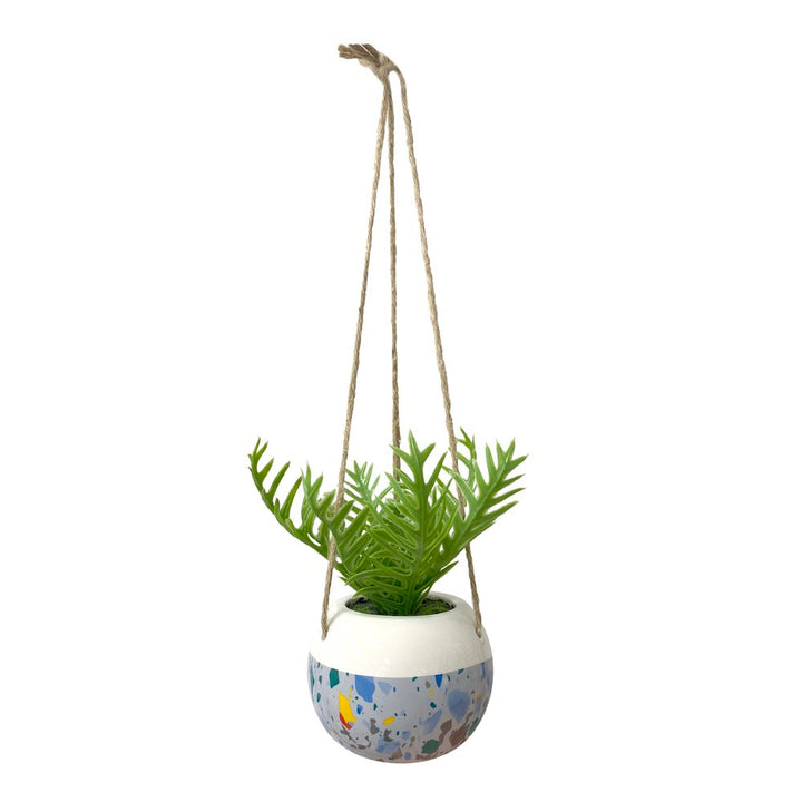 Terrazzo Hanging Palm Leaf
