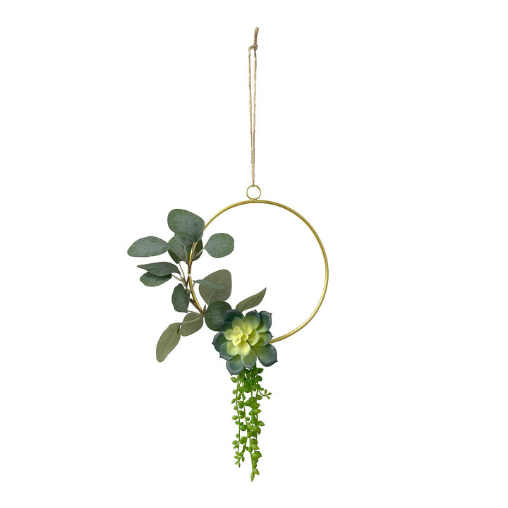 Circular Hanging Frame Succulent
