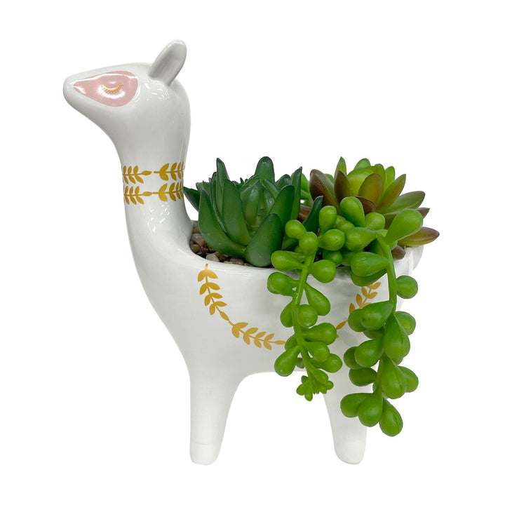 Llama Succulent Pot