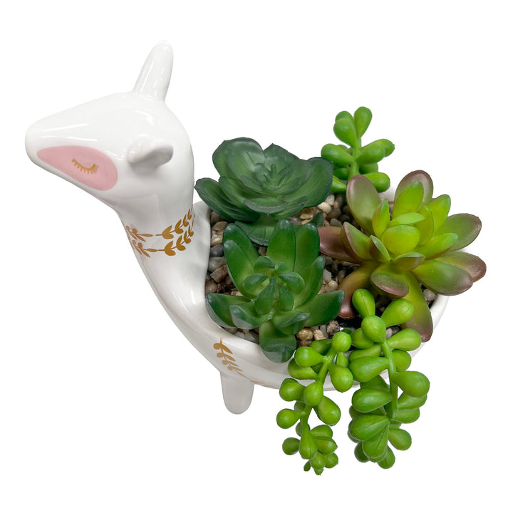 Llama Succulent Pot