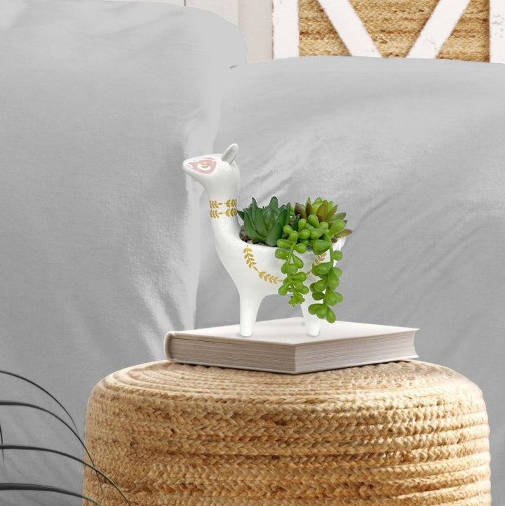 Llama Succulent Pot