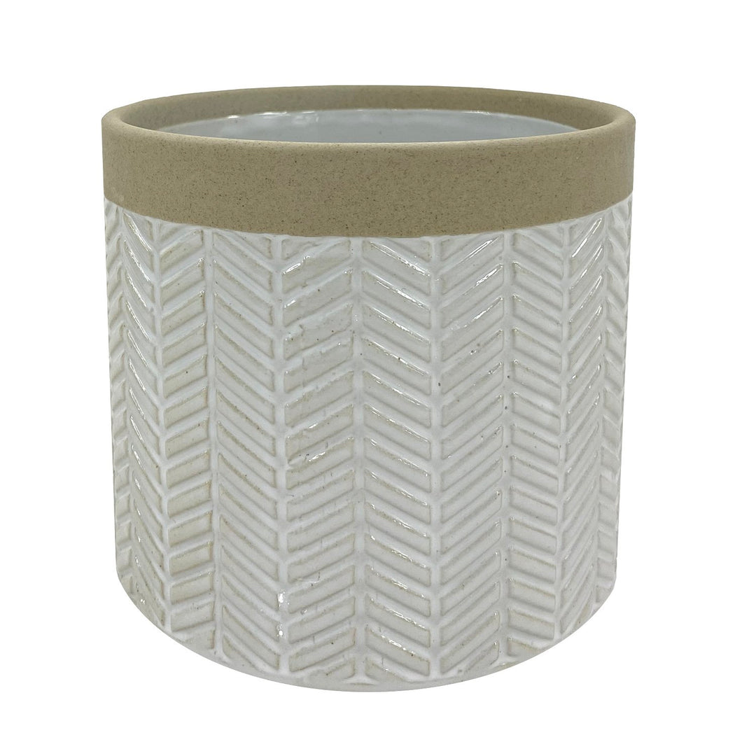 Chevron Pot