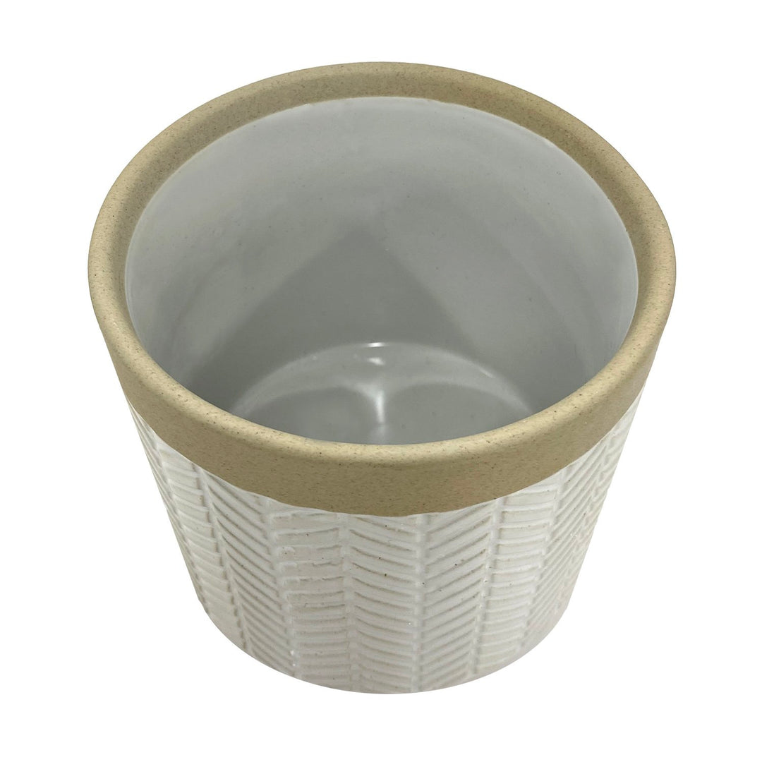 Chevron Pot