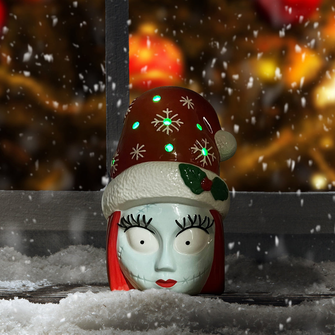 Santa Sally Light-Up Statue