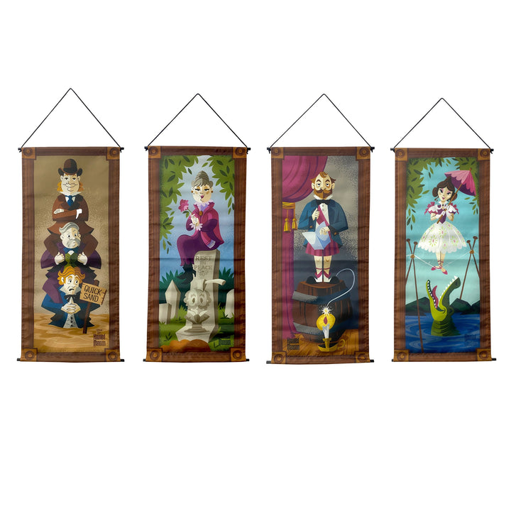 The Haunted Mansion Portrait Banner Set (Set of 4 Portraits)