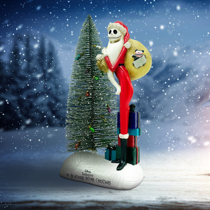Tim Burton's The Nightmare Before Christmas Santa Jack Christmas Tree Statue