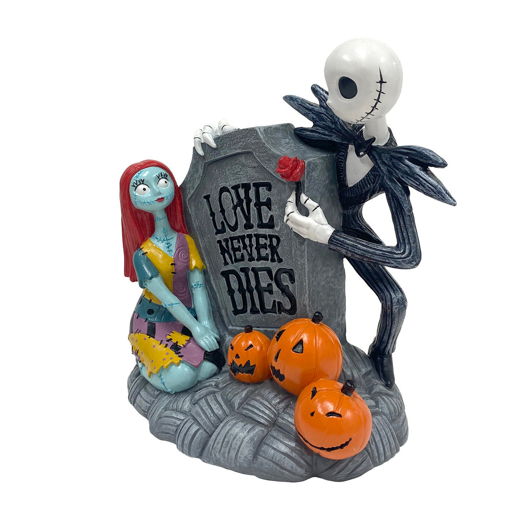 Jack & Sally "Love Never Dies" Light-Up Statue