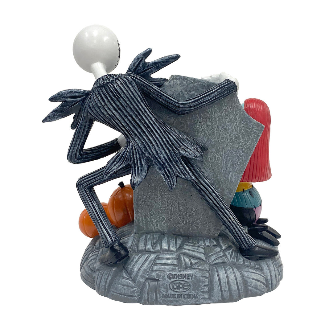 Jack & Sally "Love Never Dies" Light-Up Statue