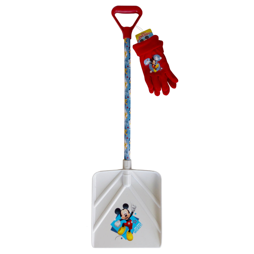 Mickey Kids Snow Shovel & Gloves Set