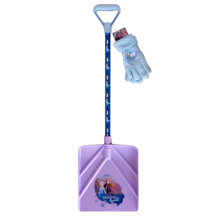 Frozen Kids Snow Shovel & Gloves Set