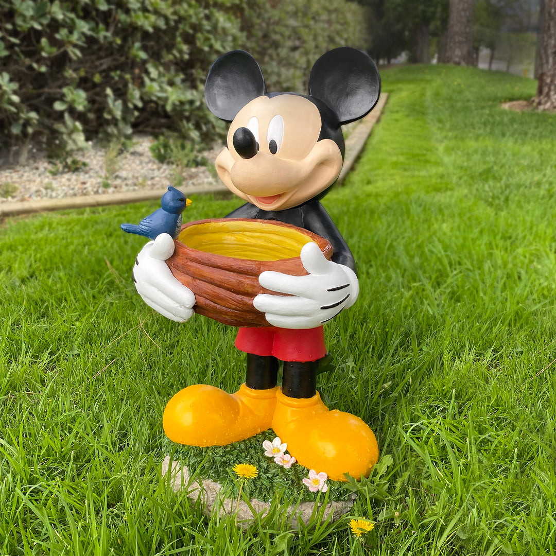 Mickey Mouse Birdbath Garden Statue