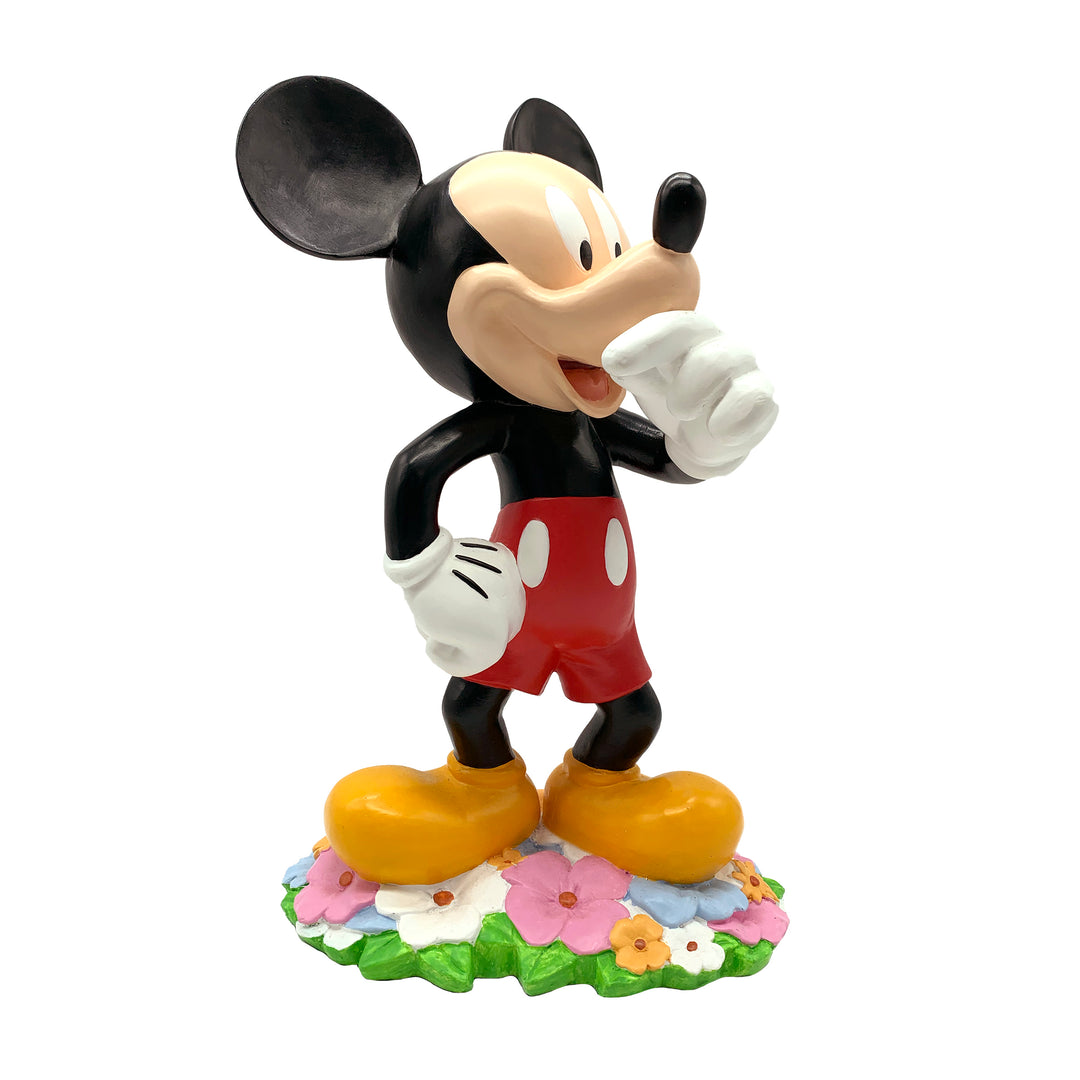 Mickey Mouse with Flowers Garden Statue