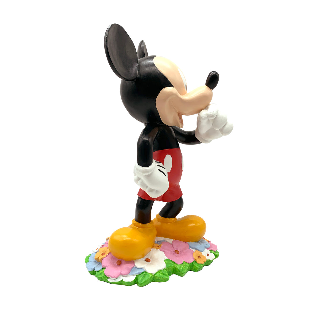 Mickey Mouse with Flowers Garden Statue
