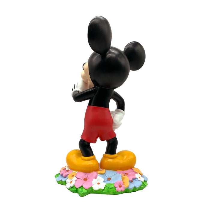 Mickey Mouse with Flowers Garden Statue