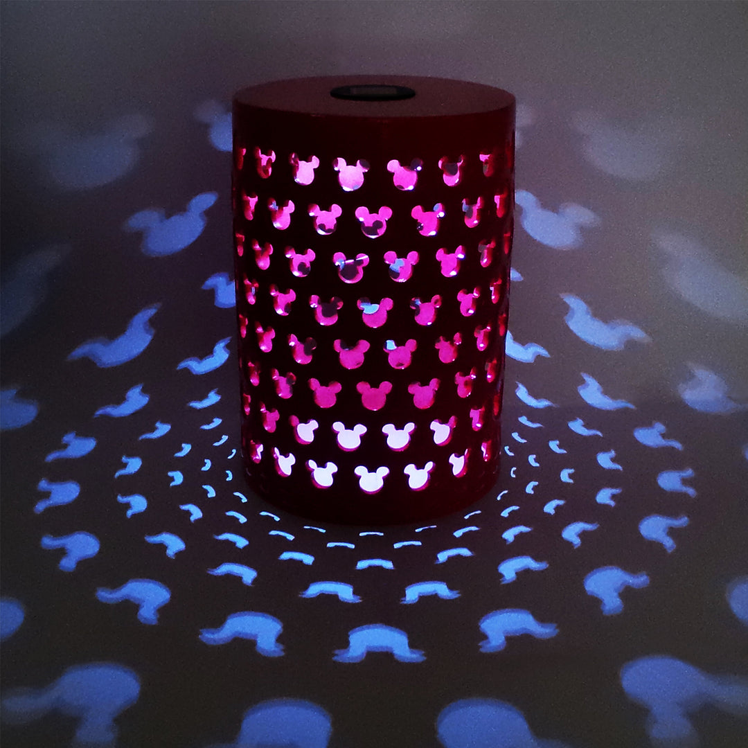 Mickey Mouse Red Solar Power Garden Stool