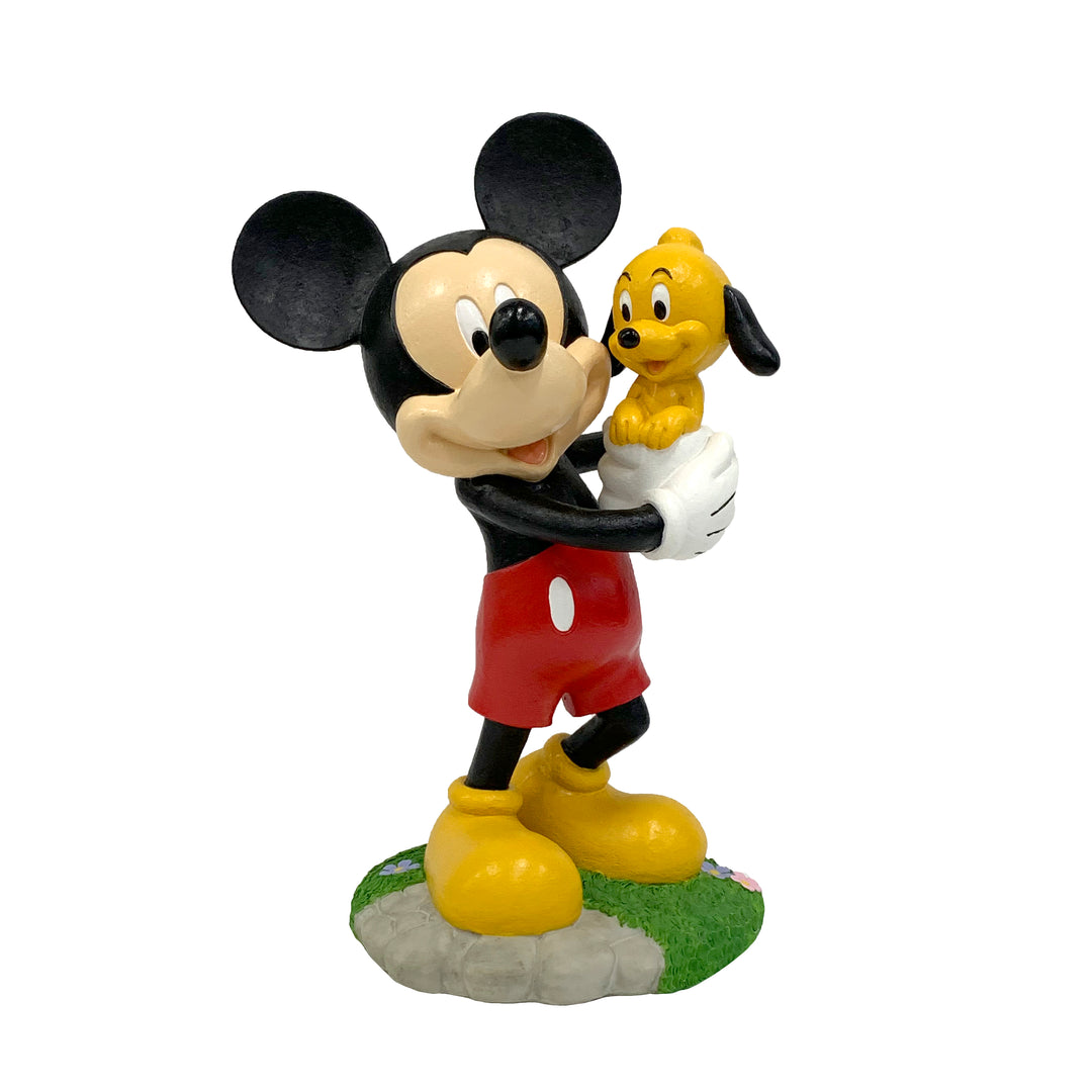 Mickey & Puppy Pluto Garden Statue