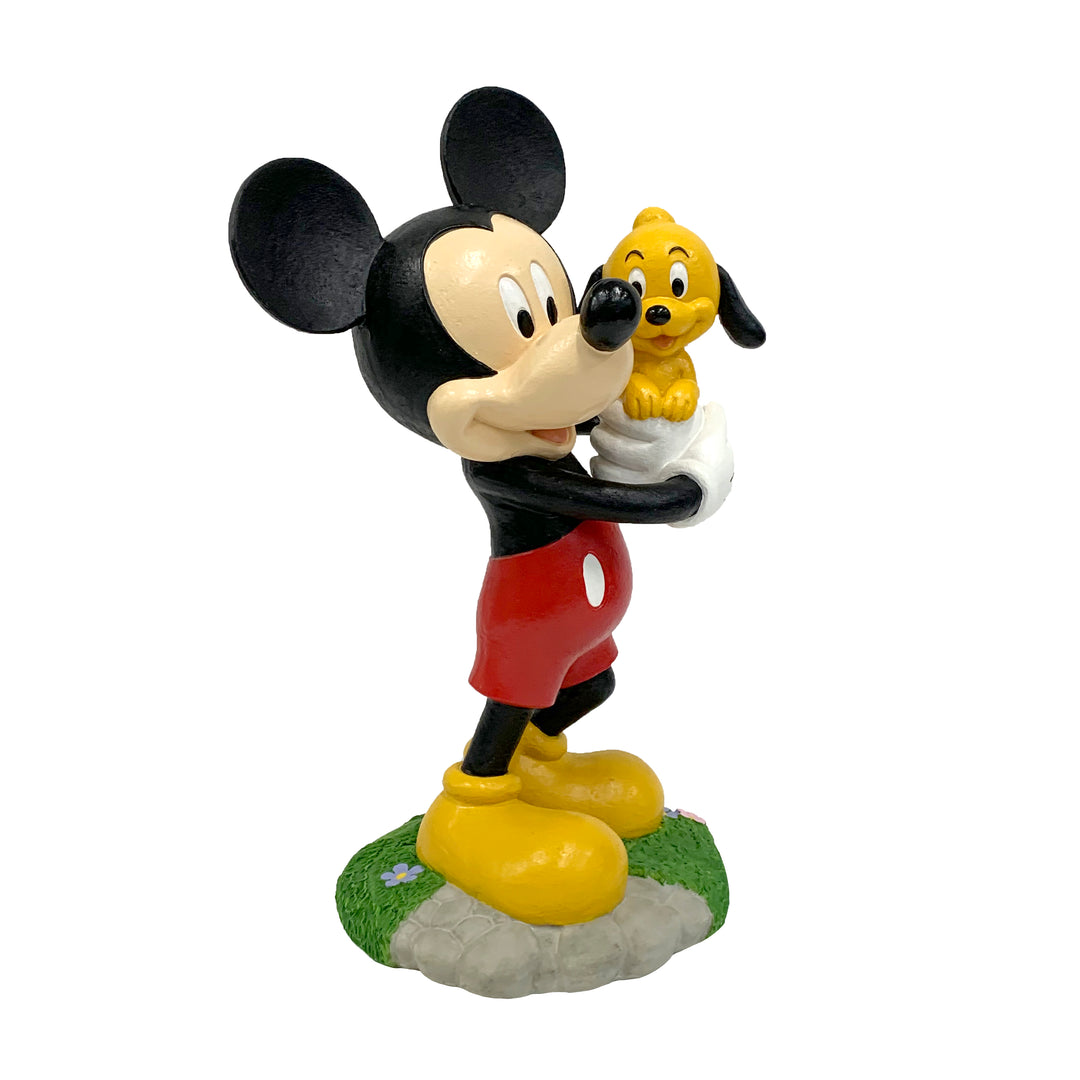 Mickey & Puppy Pluto Garden Statue