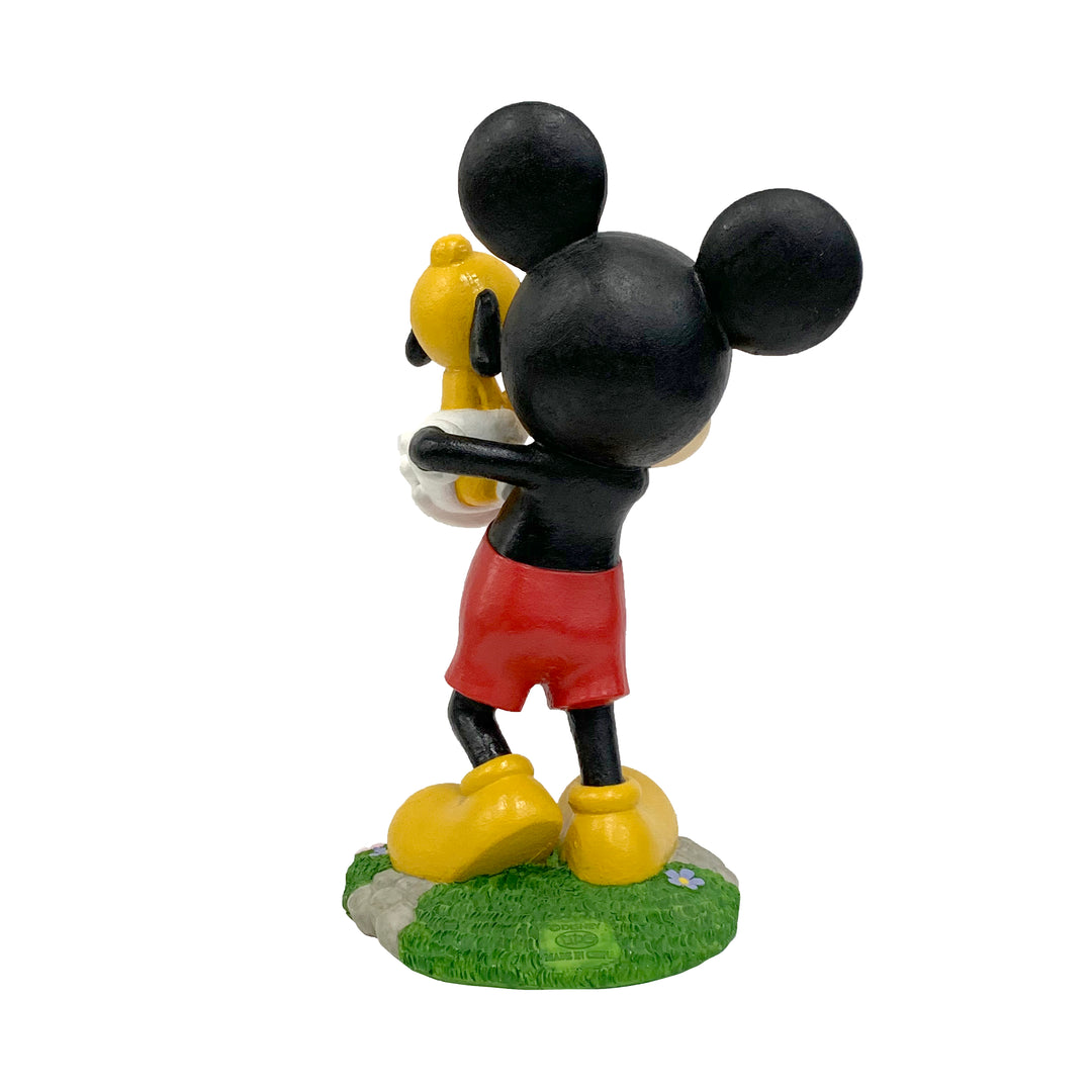 Mickey & Puppy Pluto Garden Statue