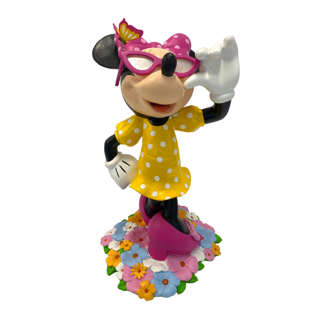 Minnie Mouse with Flowers Garden Statue