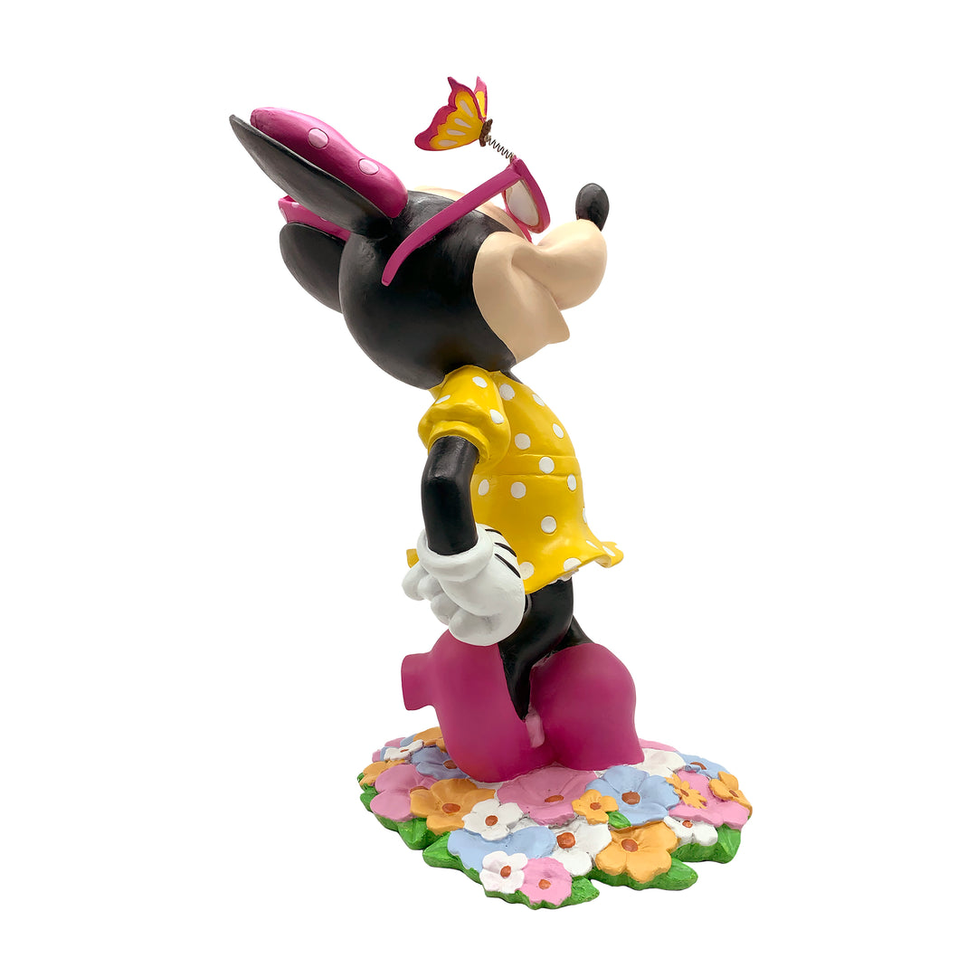 Minnie Mouse with Flowers Garden Statue