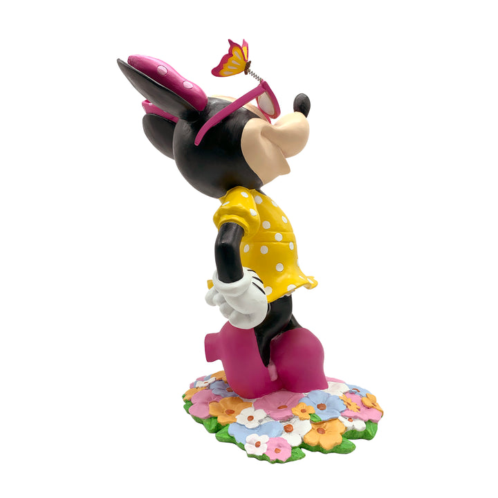 Minnie Mouse with Flowers Garden Statue