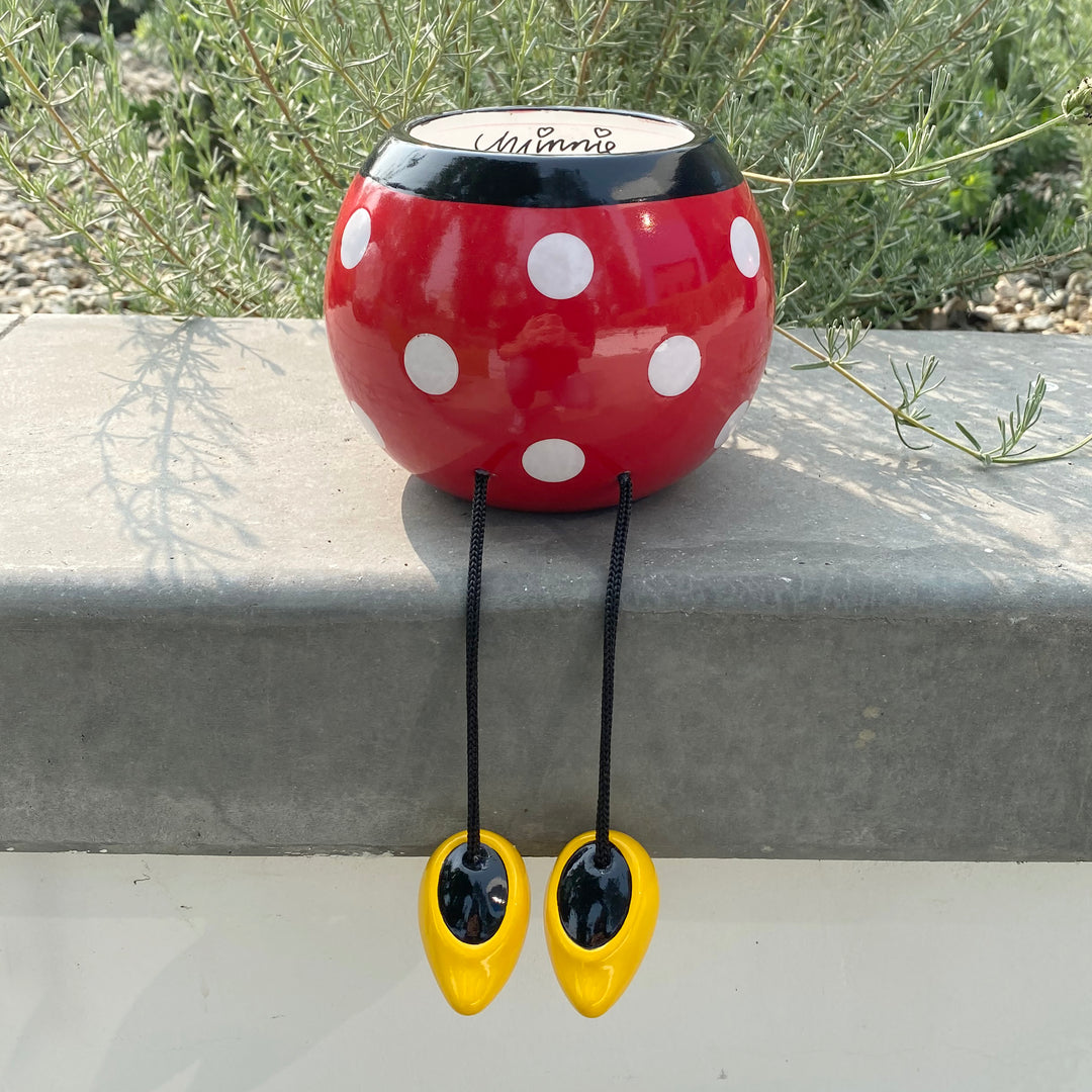 Minnie Planter Pot with Dangling Feet