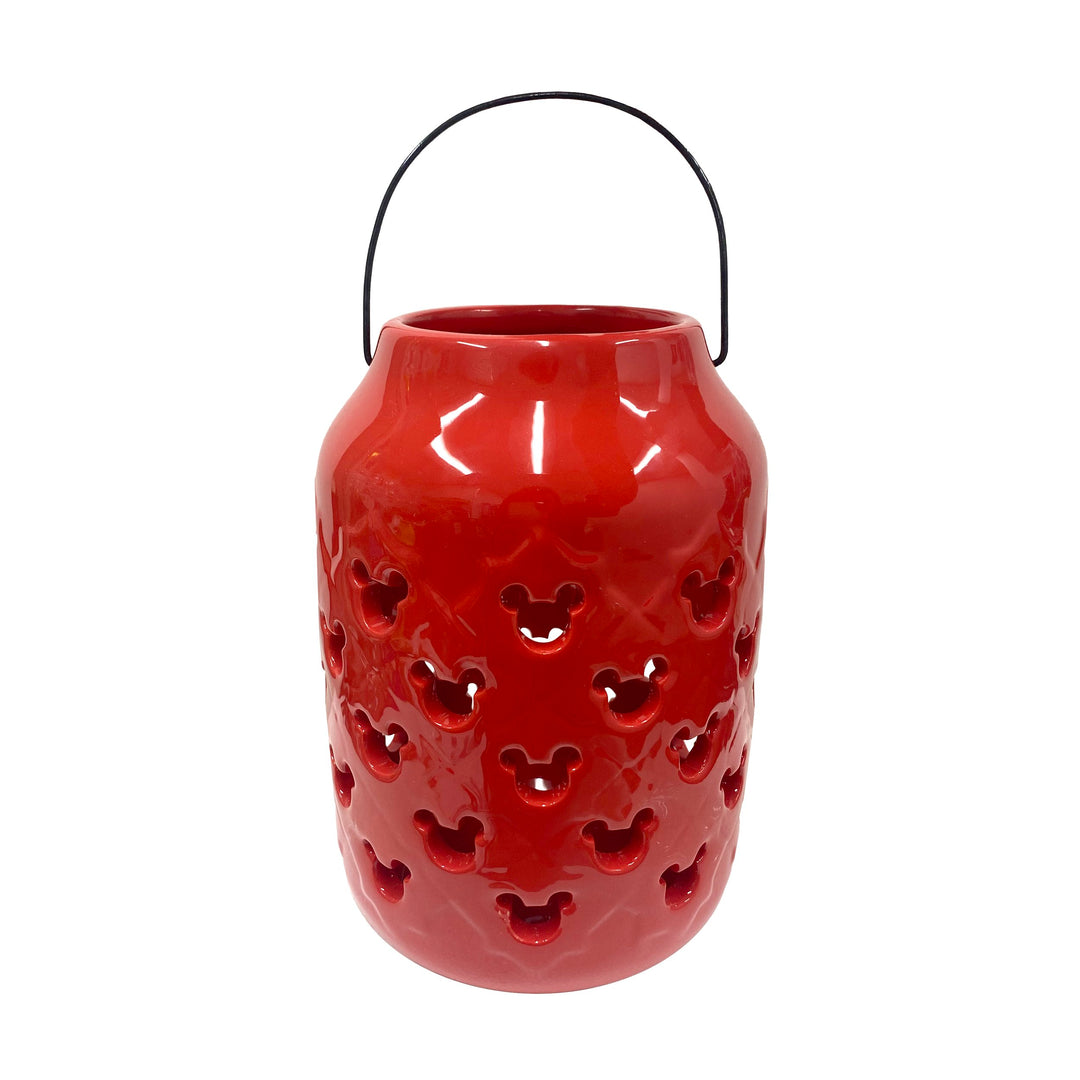 Mickey Ceramic Lantern - Red