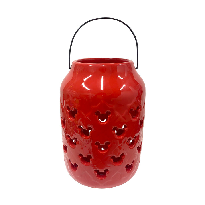 Mickey Ceramic Lantern - Red