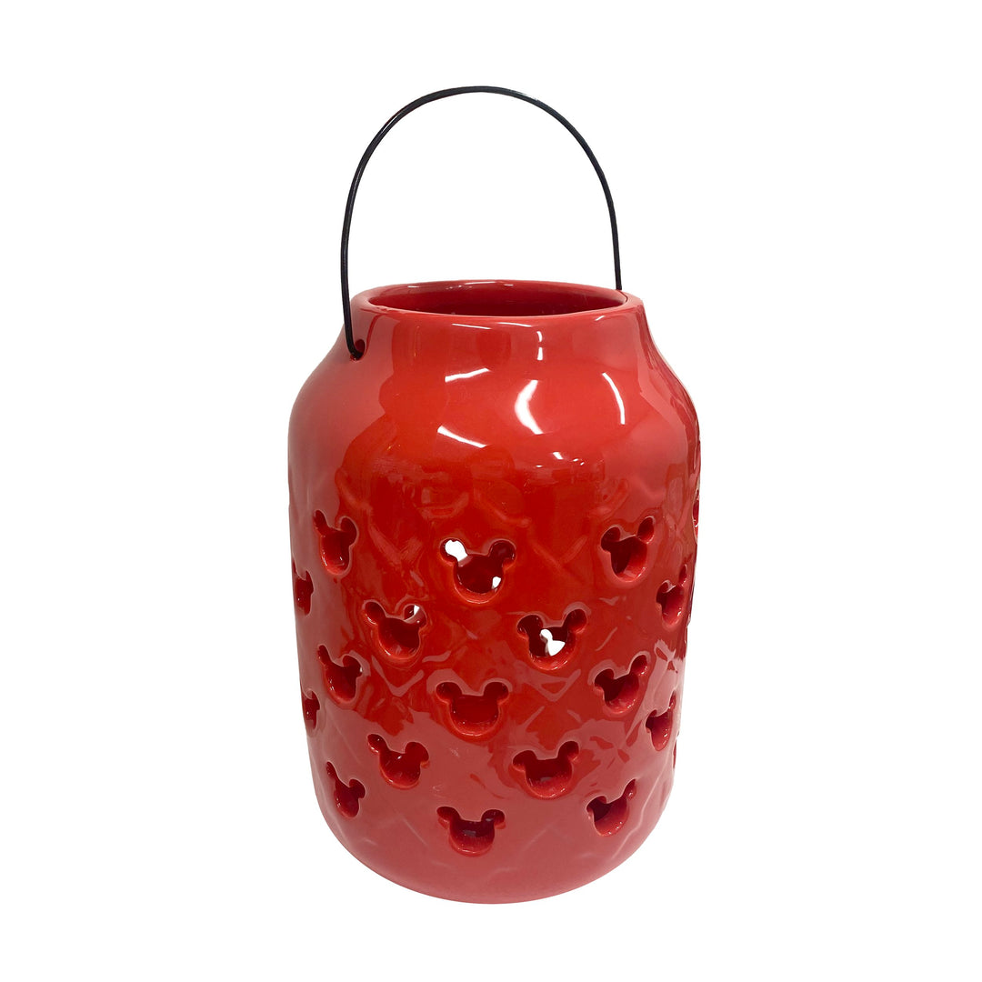 Mickey Ceramic Lantern - Red