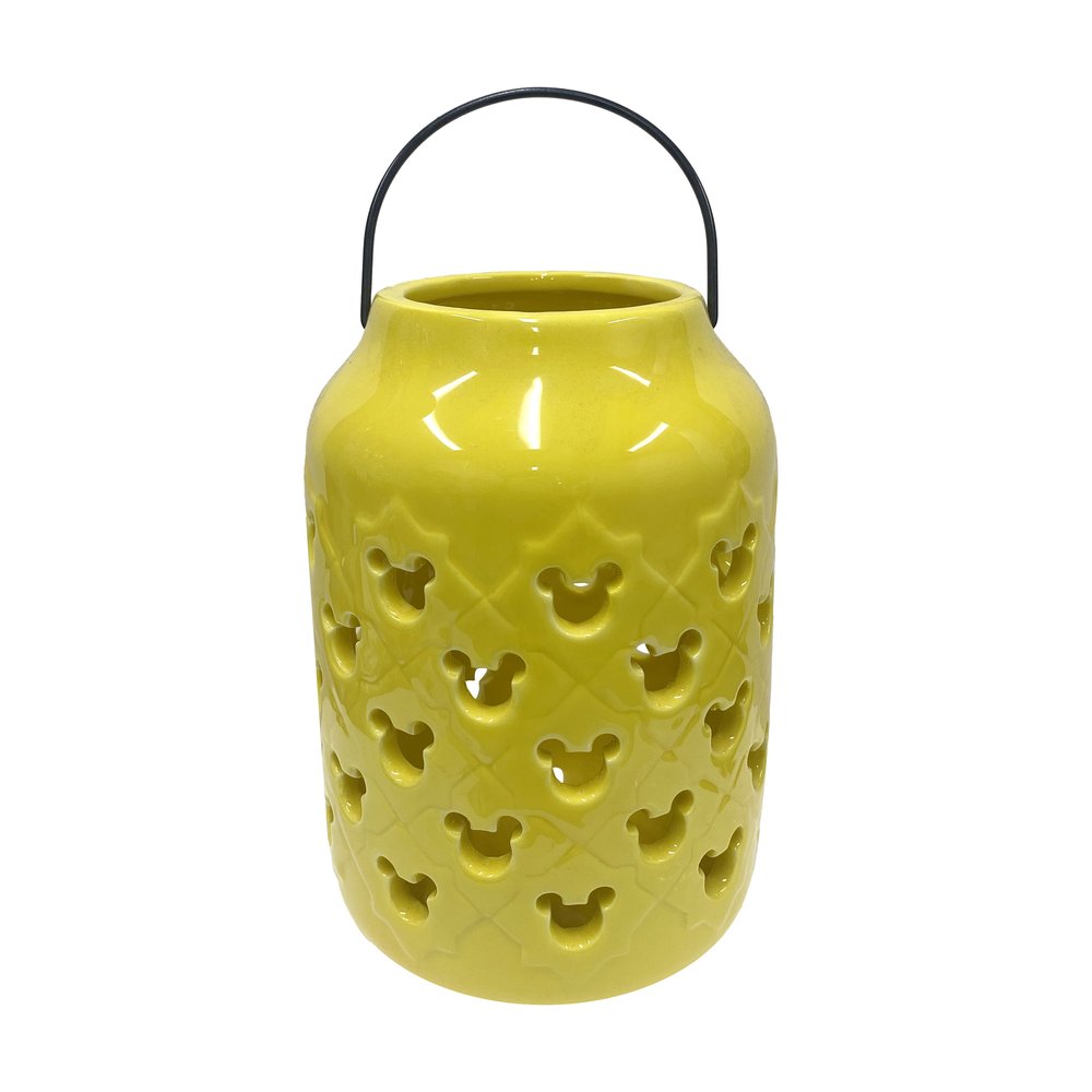 Mickey Ceramic Lantern - Yellow