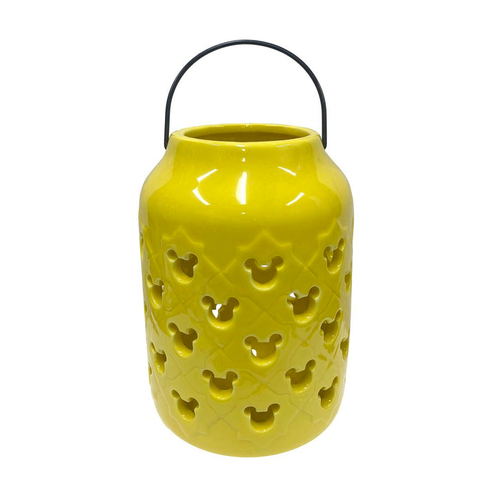 Mickey Ceramic Lantern - Yellow