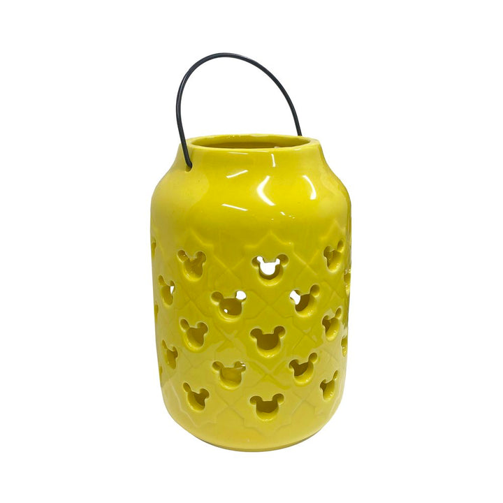 Mickey Ceramic Lantern - Yellow